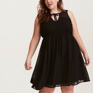Torrid chiffon mini dress